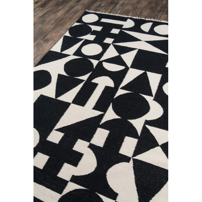 Momeni Topanga Area Rug TOP-3 Roberta Black 2' X 3'
