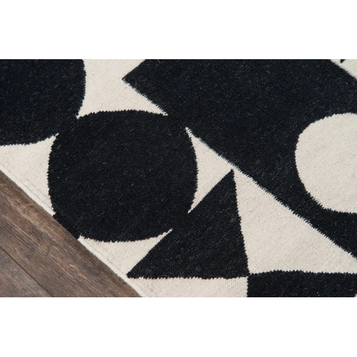 Momeni Topanga Area Rug TOP-3 Roberta Black 2' X 3'