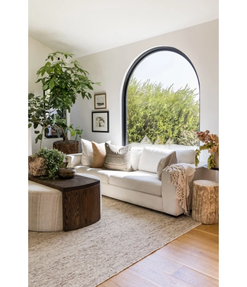 Pure Salt Torquay Ivory TOR-1 6 ft. X 6 ft. Round Rug