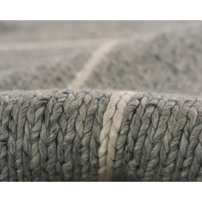 Momeni Twine TWI-1 Grey 5 ft. X 8 ft. Rectangle Rug