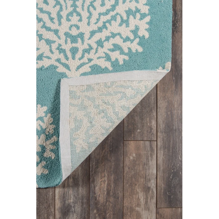 Momeni Veranda Area Rug VR-45 Aqua 2' X 3'