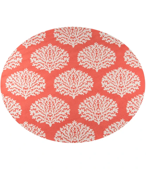 Momeni Veranda Area Rug VR-45 Coral 9' X 9' Round