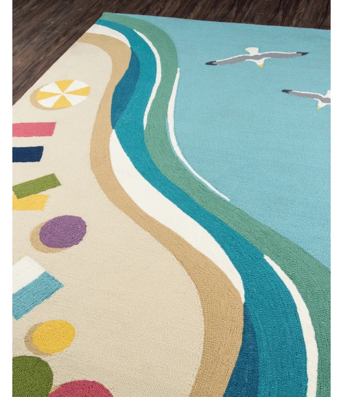 Momeni Veranda Area Rug VR-63 Blue 3'9 X 5'9