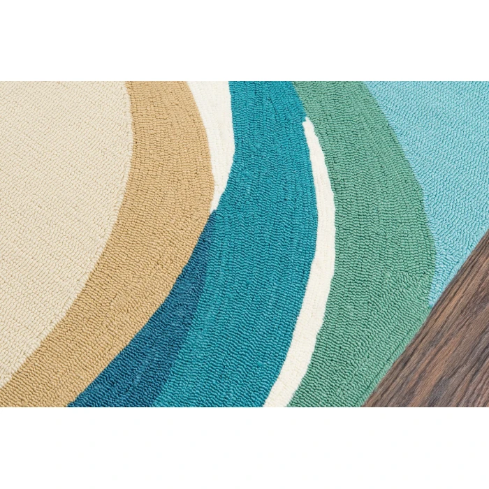 Momeni Veranda Area Rug VR-63 Blue 9' X 9' Round
