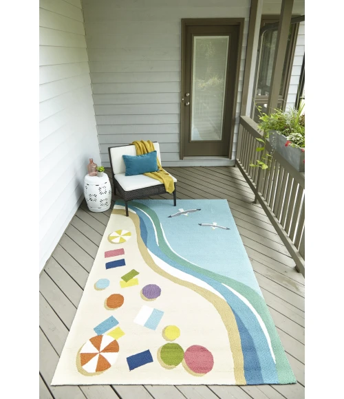Momeni Veranda Blue VR-63 2ft. X 3ft. Rect. Rug