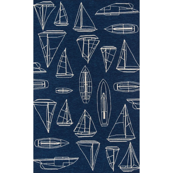 Momeni Veranda Area Rug VR-70 Navy 3'9 X 5'9