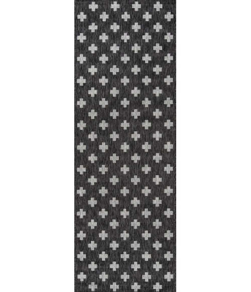 Momeni Villa Area Rug VI-01 Umbria Charcoal 5'3 X 7'6