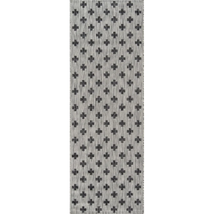 Momeni Villa Area Rug VI-01 Umbria Grey 2'7 X 7'6 Runner