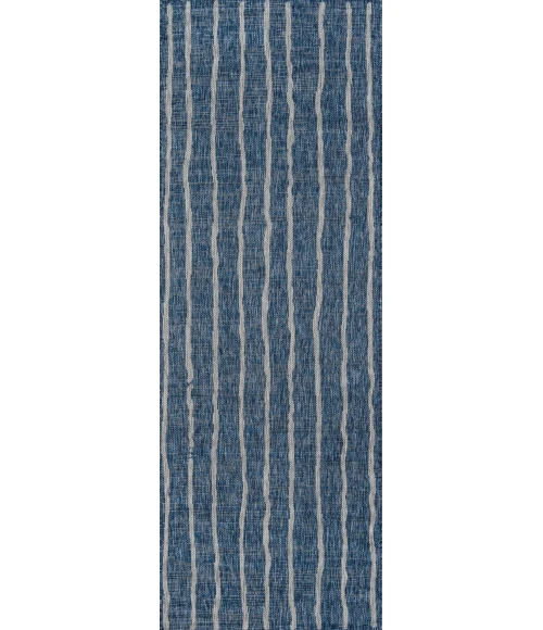 Momeni Villa Area Rug VI-03 Sicily Blue 2'7 X 7'6 Runner