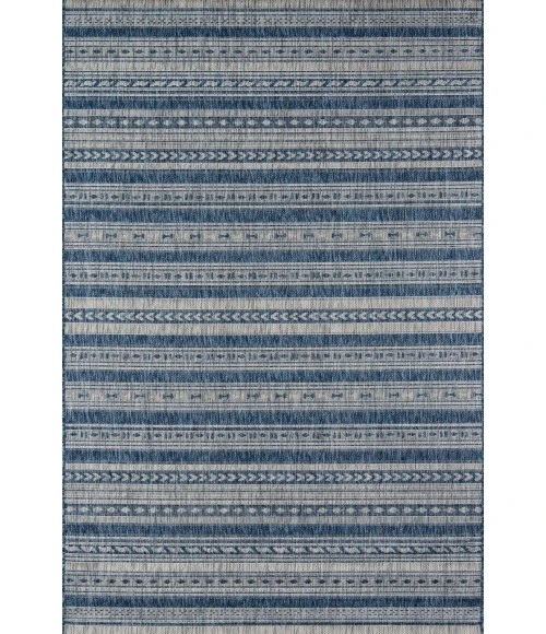 Momeni Villa Area Rug VI-04 Tuscany Blue 2'7 X 7'6 Runner