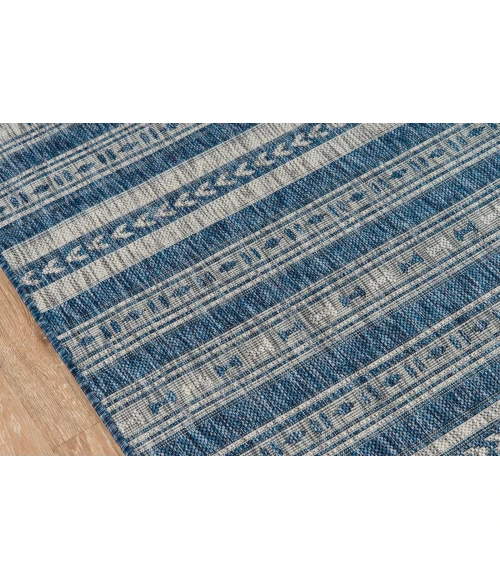 Momeni Villa Area Rug VI-04 Tuscany Blue 2'7 X 7'6 Runner