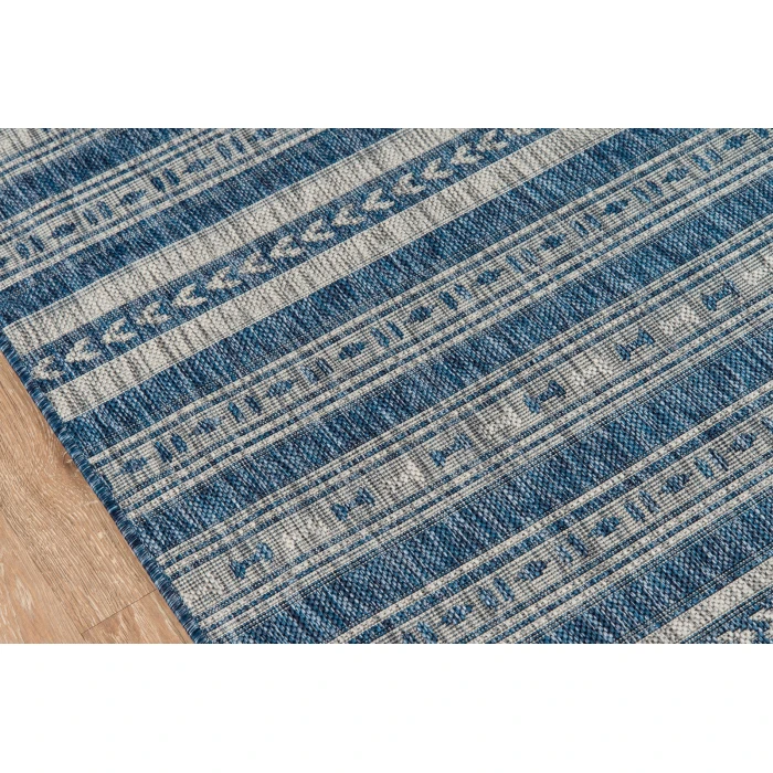 Momeni Villa Area Rug VI-04 Tuscany Blue 2' X 10' Runner