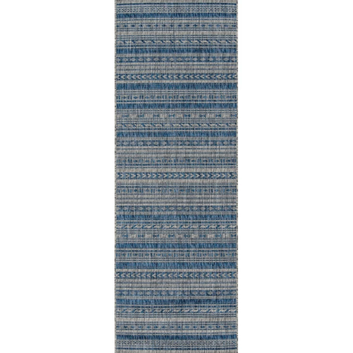 Momeni Villa Area Rug VI-04 Tuscany Blue 2' X 10' Runner