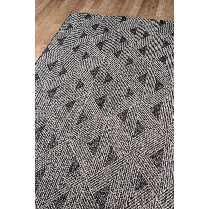 Momeni Villa Area Rug VI-06 Como Charcoal 2'7 X 7'6 Runner