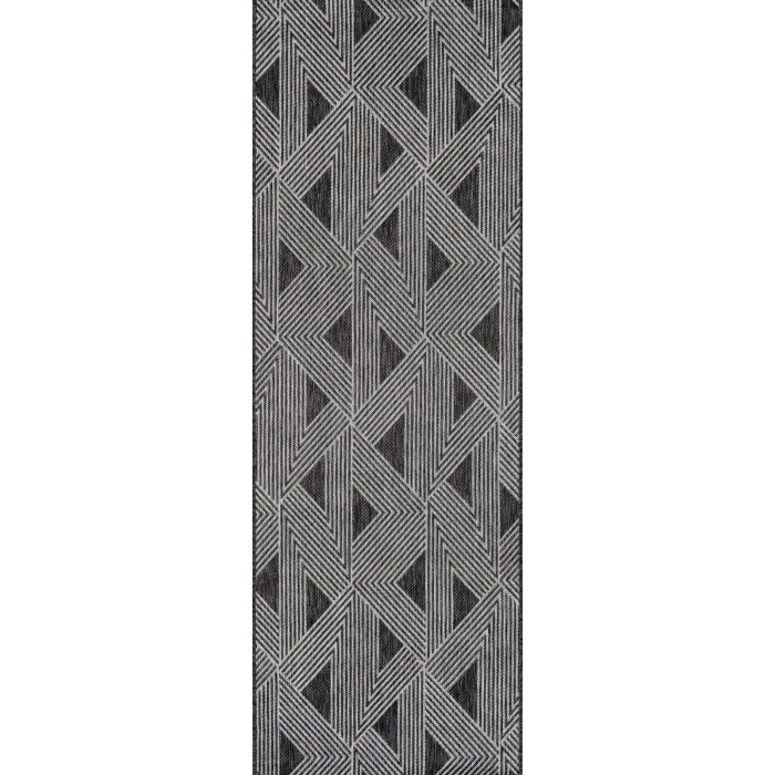 Momeni Villa Area Rug VI-06 Como Charcoal 2'7 X 7'6 Runner