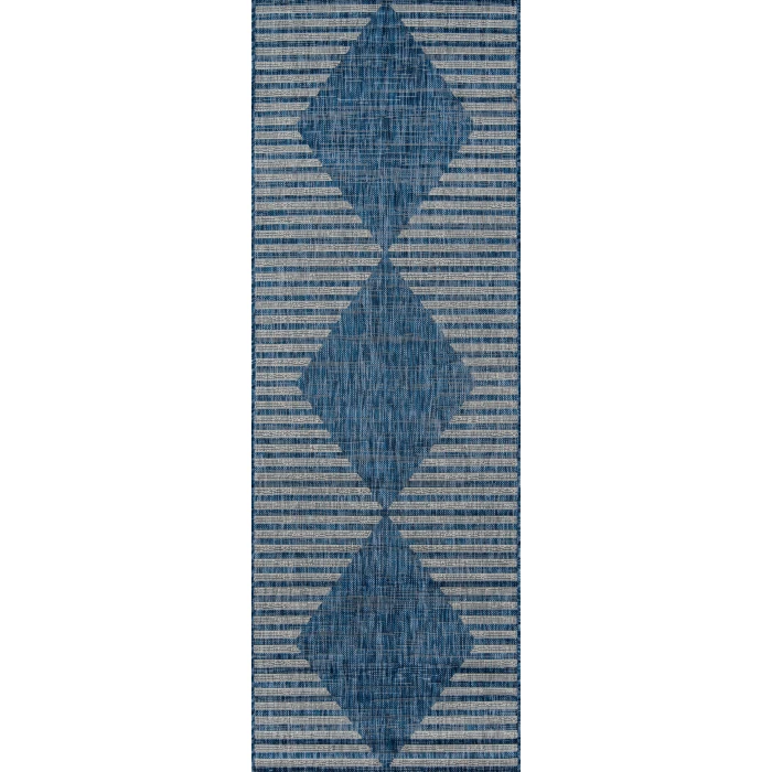 Novogratz Villa Blue VI-07 3ft.11in. X 5ft.7in. Rect. Rug