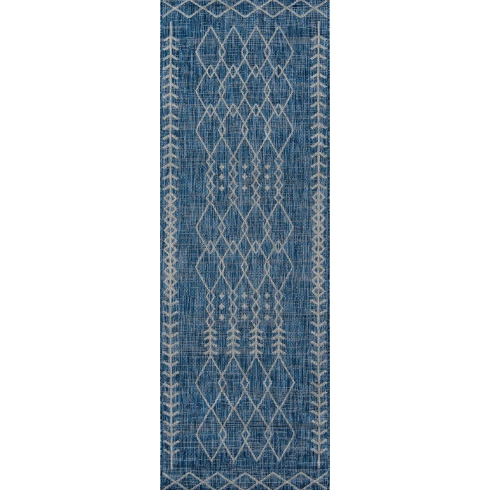 Momeni Villa Area Rug VI-08 Monaco Blue 7'10 X 10'10