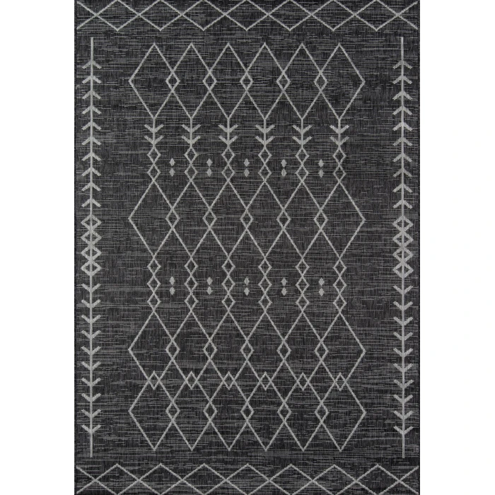 Momeni Villa Area Rug VI-08 Monaco Charcoal 7'10 X 10'10