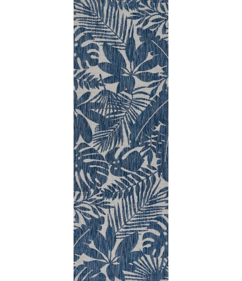Momeni Villa Area Rug VI-13 Salerno Blue 2' X 10' Runner