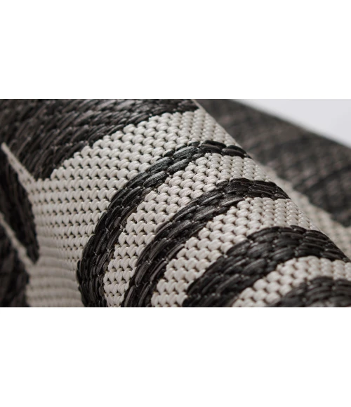 Momeni Villa Area Rug VI-13 Salerno Charcoal 9'3 X 12'6