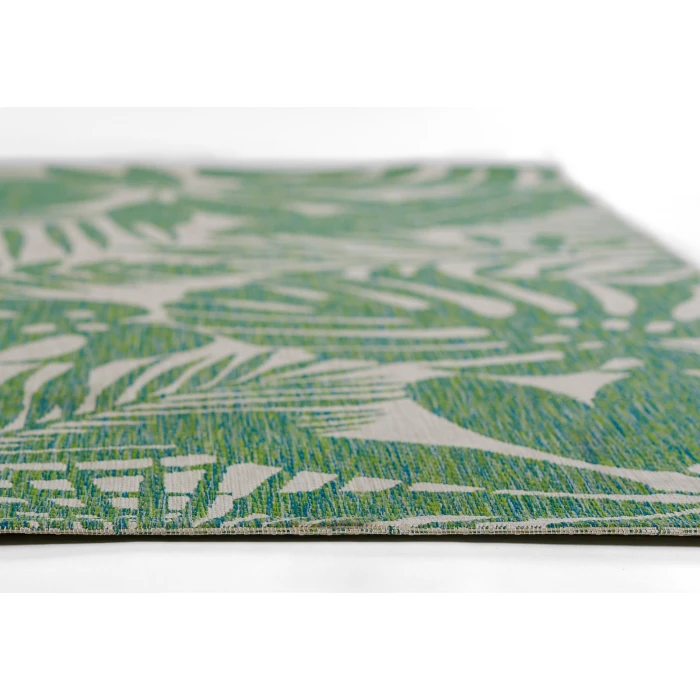 Momeni Villa Area Rug VI-13 Salerno Green 5'3 X 7'6