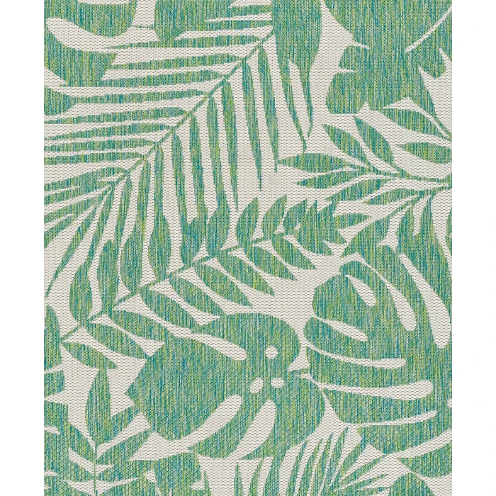 Momeni Villa Area Rug VI-13 Salerno Green 5'3 X 7'6