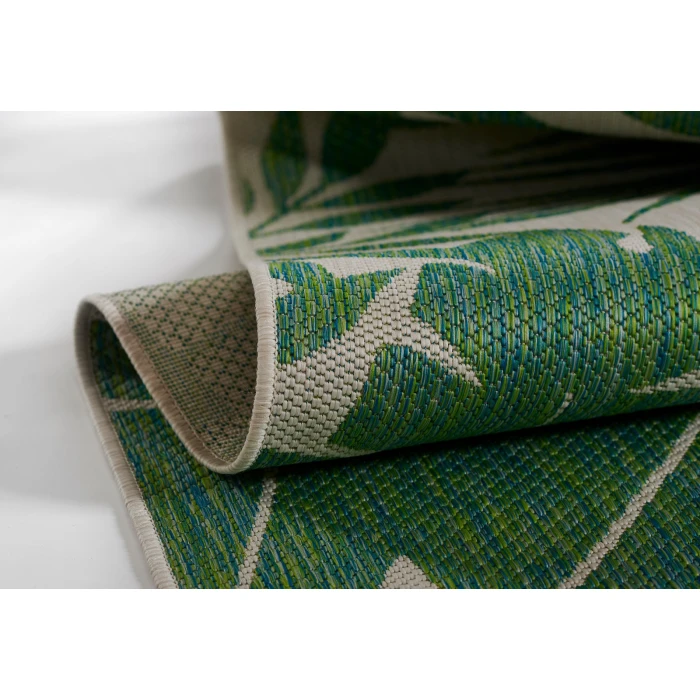 Momeni Villa Area Rug VI-13 Salerno Green 5'3 X 7'6