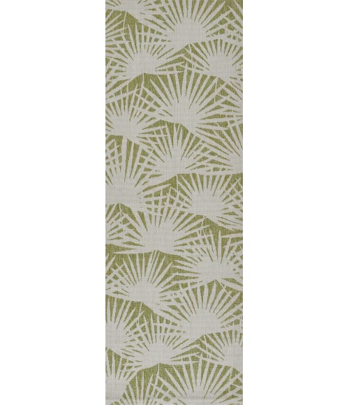 Momeni Villa Area Rug VI-14 Sorrento Green 6'7 X 9'6