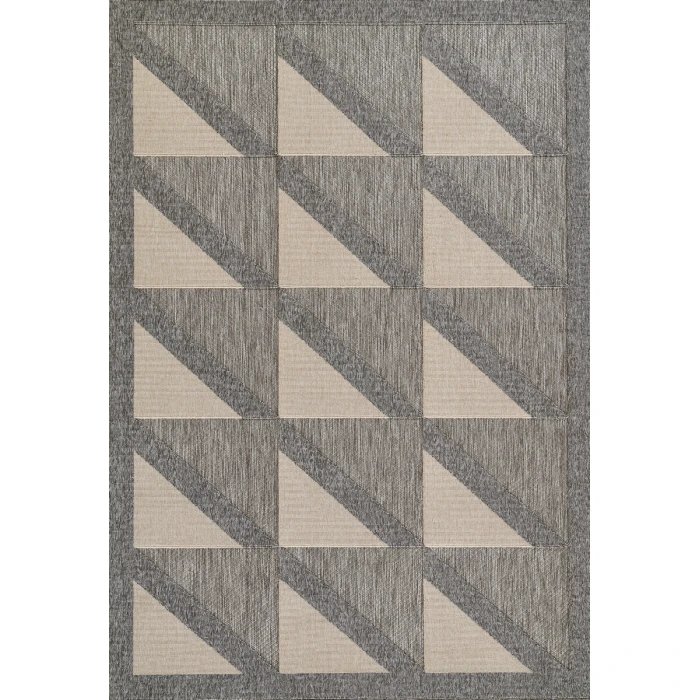 Momeni Vines VN-01 Grey 2'7" X 7'6" Runner Area Rug