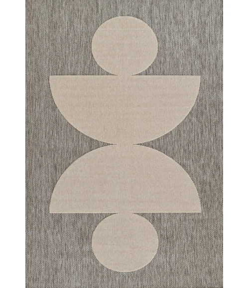 Momeni Vines VN-03 Grey 2'7" X 7'6" Runner Area Rug