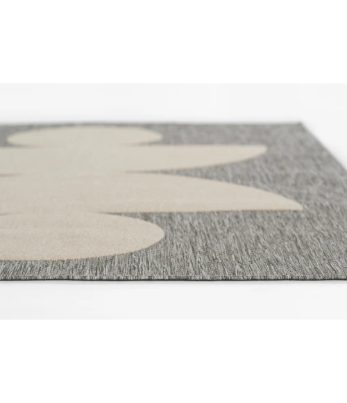 Momeni Vines VN-03 Grey 2'7" X 7'6" Runner Area Rug