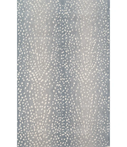 Momeni Woodland Area Rug WOD-1 Antelope Blue 2'6 X 8' Runner