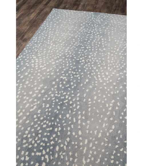 Momeni Woodland Area Rug WOD-1 Antelope Blue 2'6 X 8' Runner