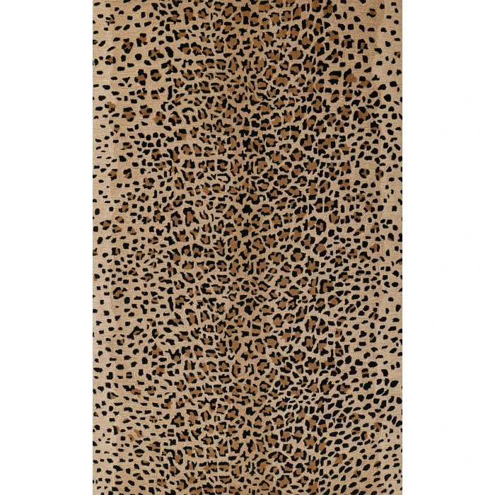 Momeni Woodland Area Rug WOD-2 Leopard Beige 3'6 X 5'6