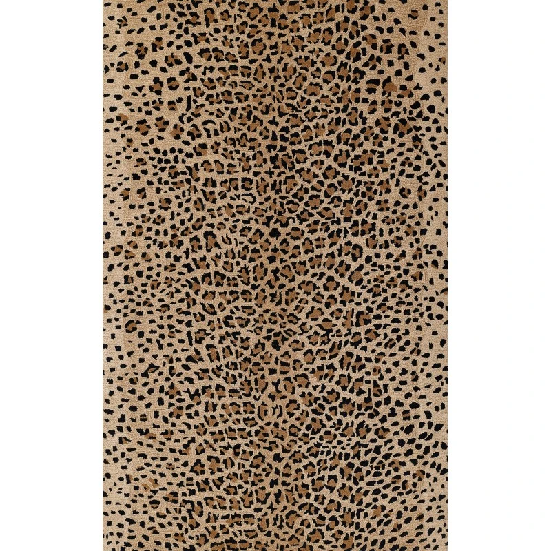 Momeni Woodland Area Rug WOD-2 Leopard Beige 2' X 3'