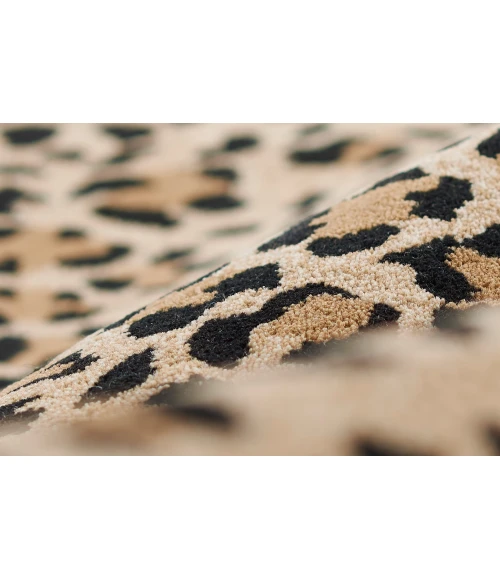 Momeni Woodland Area Rug WOD-2 Leopard Beige 8'9 X 11'9