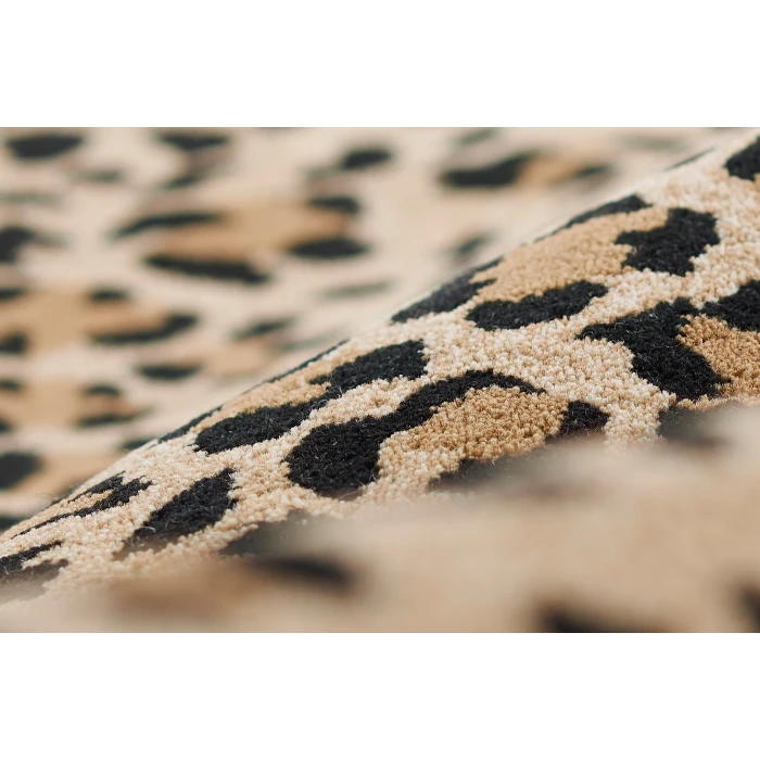 Momeni Woodland Area Rug WOD-2 Leopard Beige 3'6 X 5'6