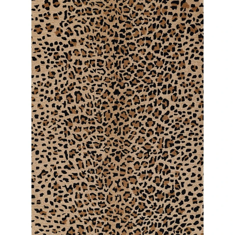 Momeni Woodland Area Rug WOD-2 Leopard Beige 2' X 3'