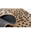 Momeni Woodland Area Rug WOD-2 Leopard Beige 8'9 X 11'9