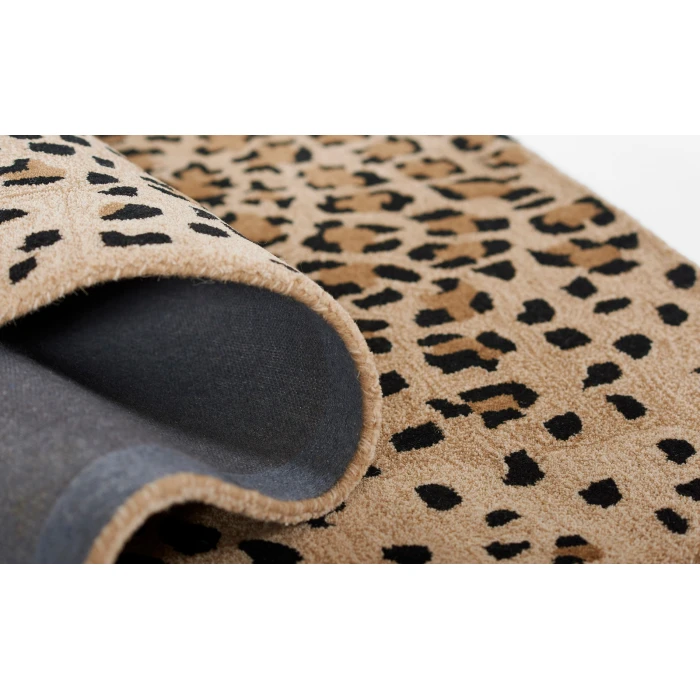 Momeni Woodland Area Rug WOD-2 Leopard Beige 3'6 X 5'6
