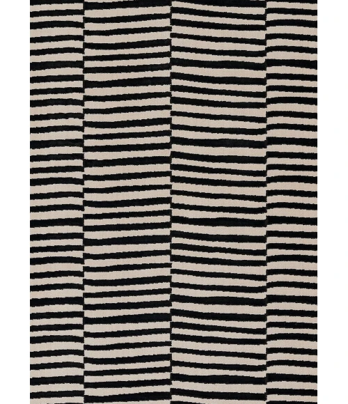 Momeni Xander Area Rug XAN-1 Black 5'3 X 7'6