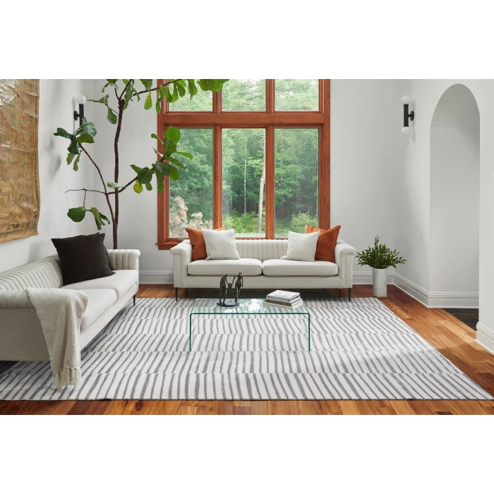 Momeni Xander Area Rug XAN-1 Grey 5'3 X 7'6