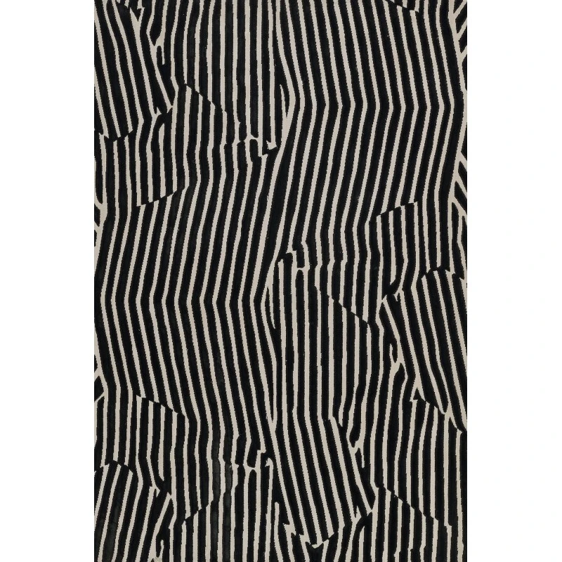 Momeni Xander Area Rug XAN-2 Black 3'11 X 5'7