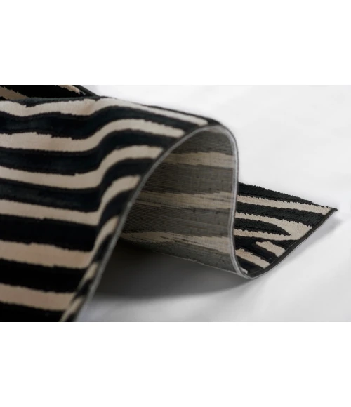 Momeni Xander Area Rug XAN-2 Black 3'11 X 5'7