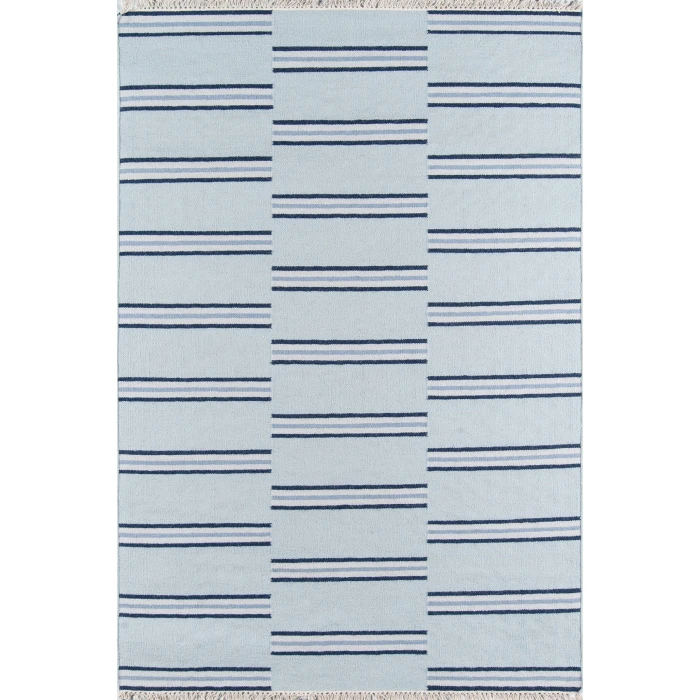 Erin Gates Thompson Blue THO-5 2ft.3in. X 8ft. Rect. Rug