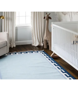 Erin Gates Thompson Blue THO-8 7ft.6in. X 9ft.6in. Rect. Rug