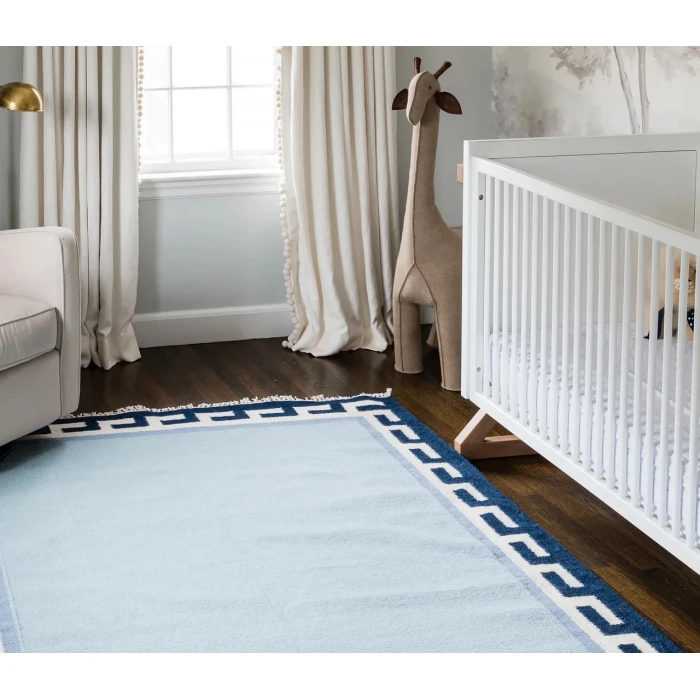 Erin Gates Thompson Blue THO-8 7ft.6in. X 9ft.6in. Rect. Rug