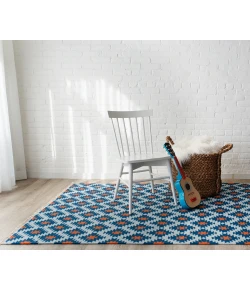Erin Gates Thompson Blue THO10 7ft.6in. X 9ft.6in. Rect. Rug