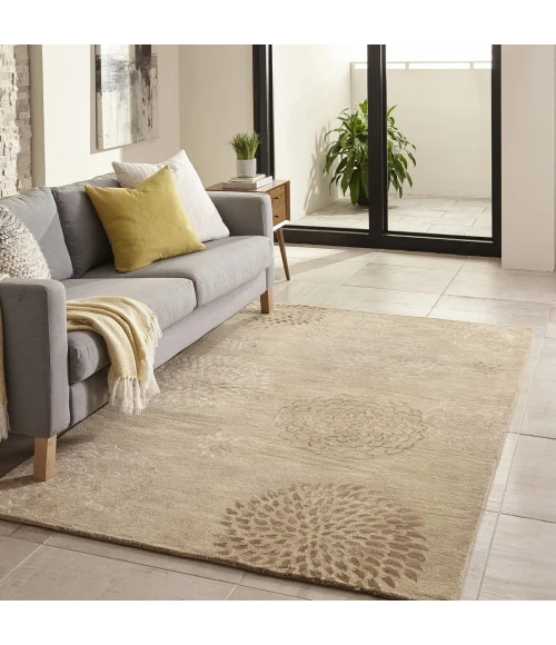 Momeni Zen Beige ZEN-3 5ft. X 8ft. Rect. Rug