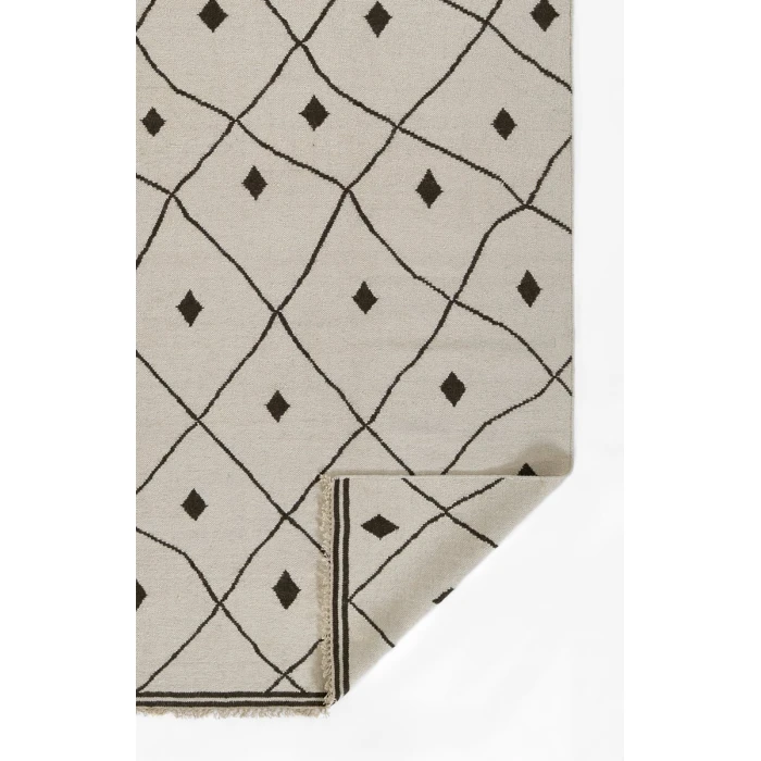 Erin Gates Thompson THO-3 White 9 ft. X 12 ft. Rectangle Rug
